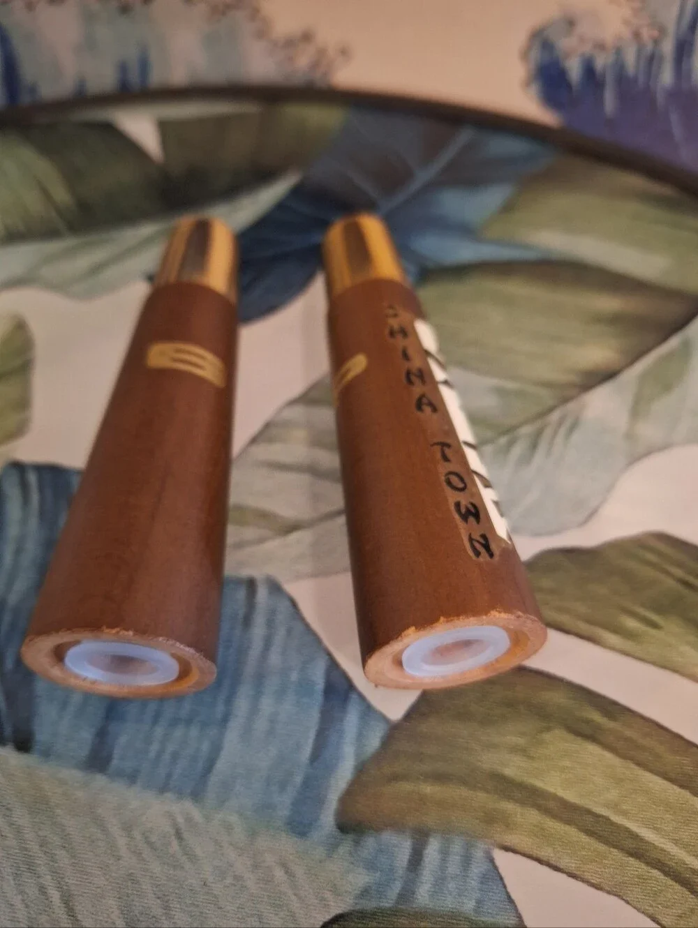 Wooden Chinatown MCM Salt and Pepper Shakers - Brown